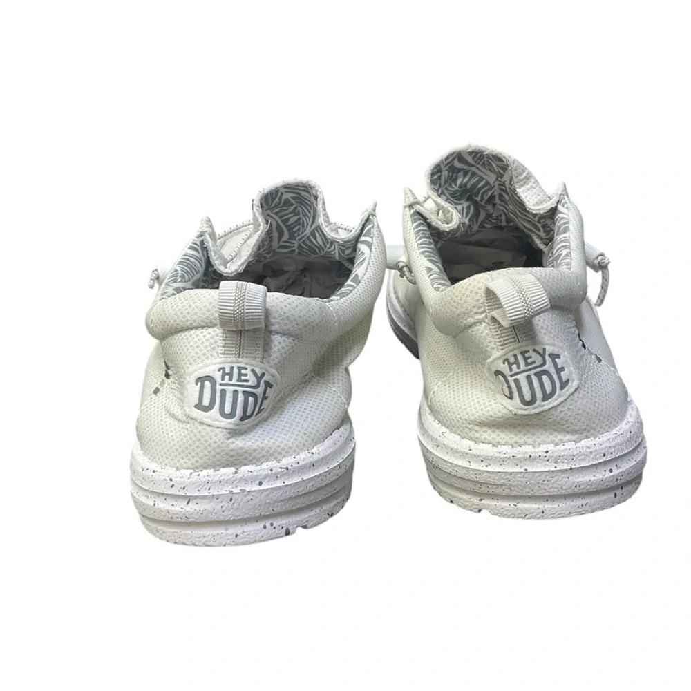 ⚡️ Hey Dude Wally Hybrid White Nylon Slip-On Shoes |‎ Men’s 13
